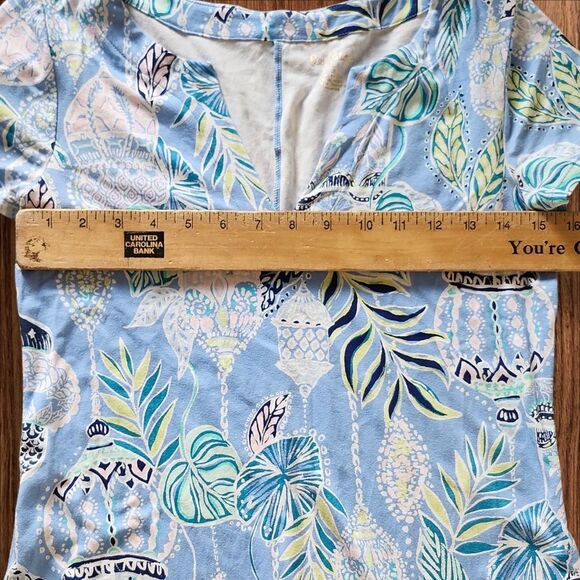 Lilly Pulitzer Blue Peri Lapis Lanterns UPF 50+ Sophiletta Dress sz. S - Picture 4 of 7